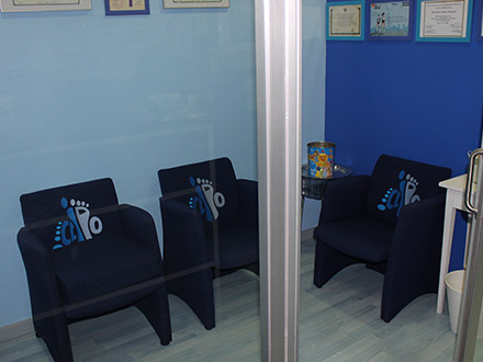 Sala de espera de clínica